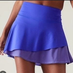 Athleta• Ace Mesh Skort Purple Layered Women's Skort. Sz L